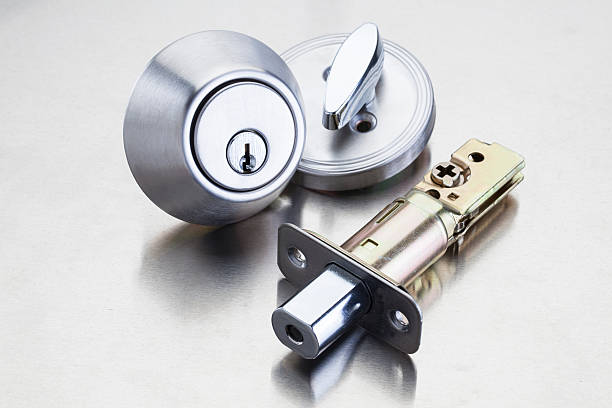 Dead Bolt Used By A Locksmith High Secuirty Lock Installation, ANSI Grade 1 Lock Installation
