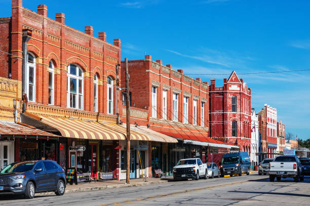 Old Buildings In Downtown Lockhart, Texas, Usa 512 Locksmith Lockhart TX, solutions to your needs.
