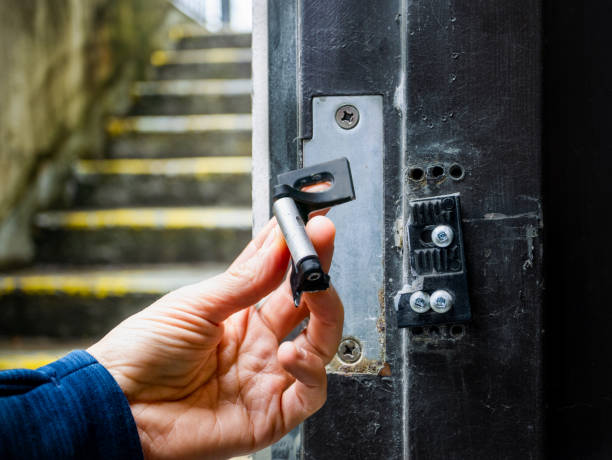 Emergecy Situations Damage From Burglar Damage plate repaired by 512 emergency Locksmith in Austin TX
